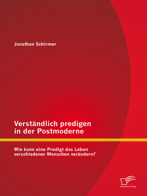 cover image of Verständlich predigen in der Postmoderne